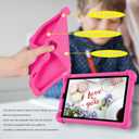 ATOOZ Kids Case for Walmart Onn 7 Inch Tablet 2024 (Model:100135924), Soft Silicone Case with Stand for Onn 7" Gen 4 Tablet (Rose Red)