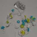 Xuhal 1 Sets Total 20 FT 60 LED Ocean Decor String Lights for Bedroom Beach Nautical Theme Lights of Marine Life Seashell Seahorse Conch Waterproof Decor Battery Operated for Beach Bedroom Holiday