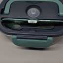 SOHIDA Electric Lunch Box Food Heater, 80W Portable Warmer for Car Truck Work with 304 Stainless Steel Container, 12V/24V/110V Green Heated Lunch Box Suitable for Ideal Driver/Work/Gift