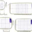 MagnaHoop Embroidery Hoops for Brother PE900 SE2000 PE800 SE1900 PE770 780D PE700 PC6500 Brother Innovis 1250 700 Babylock Embroidery Machine Hoop