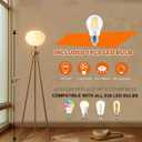 Fiqevs Flower Floor Lamp, Art Decor Gold Mid Century Modern Standing Lamp, Tripod Tall Lamp for Living Room & Bedroom, Home Office - Antique Brass