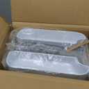 MOPALL 2.7 Gallon Small Bathroom Trash Can with Lid Soft Close, Garbage Can with Press Top Lid & Foot Pedal, Step Trashcan Slim Trash Bin Waste Basket for Toilet, Office, Bedroom, Kitchen, Living Room