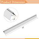 Grill Flavorizer Bars for Weber Summit 400 Series, Summit E/S 440/450/460/470, 8 PC Stainless Steel Gas Replacement Parts for Weber 67668 Grill Models, 18" x 1.6" x 1.2"