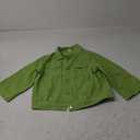 Locachy Womens 3/4 Sleeve Short Denim Jacket Lapel Button Down Cropped Trucker Jean Jackets Coats Small