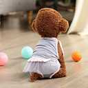 3 Pieces Reusable Dog Diapers Female Dog Period Diapers Washable Puppy Sanitary Panties with Adjustable Suspender Pet Underwear Jumpsuits for Female Doggy Doggie Puppy(S)