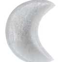 Amazing Gemstone Selenite Bowl - 4" Moon Selenite Crystal to Charge your Healing Stones and Crystals - Selenite Charging Plate Bowl (Moon Shape)