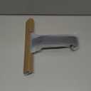 dancemoon JustHang Shower Squeegee for Glass Doors, All-One-Piece Silicone with Built-in Hook Design for Easy Hanging, Household Window Mirror Squeegee for Bathroom, Glass, Kitchen, Tile Wall, Car (Classic Black)