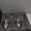 Hand-Blown 23.5OZ Crystal Wine Glasses Set of 4 for Pinot Noir, Burgundy, Bordeaux, Large Lead-Free Crystal Glasses with Unique Bottom Design for Red, White Wine, Big Oversized Glasses (EXP 08/05/26)