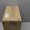 EDISHINE 21.85" Farmhouse Table Lamp, Rustic Bedside Lamp, Water Transfer Walnut Wood Grain Metal Base, Beige Linen Shade, Minimalist Nightstand Light for Living Room, Bedroom, Office, E26 Base