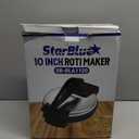 10inch Roti Maker by StarBlue with FREE Roti Warmer and Removable Handle - The automatic Stainless Steel Non-Stick Electric machine to make Indian style Chapati, Tortilla, Roti AC 110V 50/60Hz 1200W (SB-BLA1120)