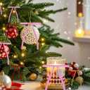 Pink Velvet Christmas Ornaments,24 Pcs Red Velvet Rustic Bows for Christmas Tree,Suitable for Wreaths Fireplaces Door Decorations Gift Wrapping and Holiday Party Decorations5 * 7inch