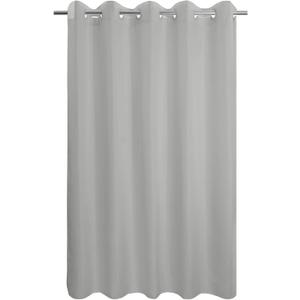 River Dream No Hook Hotel Cloth Grey Shower Curtain Soft Microfiber & Waterproof - Fabric Shower Curtain or Liner, Washable & Bottom Magnets, Gray, 71x74