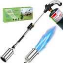 Weed Torch Propane Burner,1,800,000BTUs Blow Torch Flame Thrower,Weed Burner with Self Igniting and Ergonomic Handle for Weeding,Roofing,Melting(Fuel Not Included)