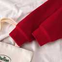 GLIGLITTR Toddler Baby Boy Valentines Sweatshirt Outfit Long Sleeve Stud Muffin Letter Print Pullover Shirt Clothes (Red)