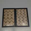 Fxojyvo Engineered Wood 5x8 Picture Frame Set of 2, Black Frame for 5 x 8 Inch Picture Poster Photo, Light Weight 5 by 8 Frame with Wood-grain for Wall - 2 Pack/Black/5"x8"