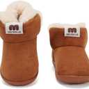 Winter Boot for Toddler Girls and Boys Little Kids (Brown)