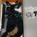 NBTEPEM 27 PCs Green Bling Car Accessories Set for Women, Steering Wheel Covers Universal Fit 15 Inch, Bling License Plate Frame, Bling Phone Holder, Bling Car Coasters (Green Diamond)