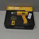 SEEKONE Heat Gun 1800W 122-120250- 650Fast Heating Heavy Duty Hot Air Gun Kit Variable Temperature Control Overheat Protection with 4 Nozzles for Crafts, Shrinking PVC, Stripping Paint(5.2FT)