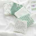 Girls Underwear Organic Cotton Cute Little Girls Panties Comfort Breathable Kids Hipster Briefs Pack of 5, Size 10-12