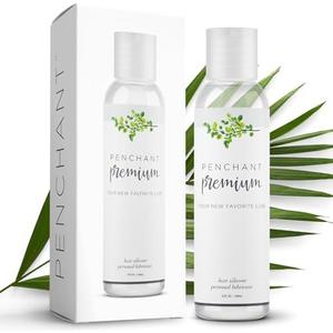 Penchant Premium Silicone Lube - Personal Lubricant for Women & Men - Latex-Safe, Water-Resistant, Hypoallergenic, Paraben-Free - 4oz
