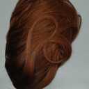 HAIRCUBE Long Auburn Wig with Bangs Layered Curly Orange Wigs for Women Natural Synthetic Wigs for Daily Use (pelucas de cabello natural)