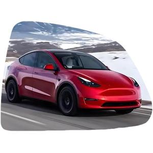 Replacement Exterior Mirrors Side Rear View Mirror White Glass Lens Door Mirror For Tesla Model Y 2021-2024 Passenger side Right (right)