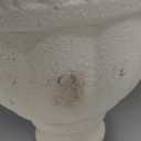 24" Tall Urn Planters for Outdoor Plants, Urns and Pedestal, Beige, 23.62"H x 15.75"W x 19.69"D