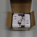 TESSAN European Travel Plug Adapter 2 Packs, Type C Europe Adaptor Foldable Plug 4 Outlets 3 USB(1 USB C PD 20W), US to Spain France Italy Germany Denmark Iceland European Travel Must Haves