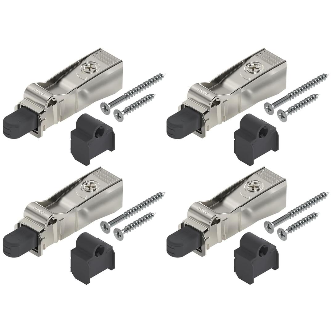 Blum BLUMOTION for Doors (4 Kits), Soft-Close Adapter for Compact Hinges, Includes Spacer and Screws for Face Frame Cabinets