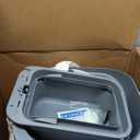 Automatic Litter Box Self Cleaning for Multiple Cats App Control, Open Top Self Cleaning Litter Box - Safety Protection, Easy Setup, Odor Control, Gray, 21.9"L x 20"W x 22.7"H