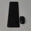 Wireless Keyboard and Mouse Combo, Full Size Silent Ergonomic Keyboard and Mouse, Long Battery Life, Optical Mouse, 2.4G Lag-Free Cordless Mice Keyboard for Computer, Mac, Laptop, PC, Windows (Black)