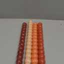 Spiral Taper Candles Gradient Orange Twisted Candle Conical Stick Candles for Holiday Wedding Party Wax Unscented Dinner Candle Dripless,Christmas Gift H 10 Inch, 4pcs Gradient Orange-C