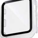WITHit Protective Glass Cover with Integrated Bumper, Compatible with Apple Watch, 38mm, Clear  Seamless Fit, Easy Installation, Screen Protector and Bumper for Apple Watch