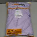 Lelepet Reversible Dog Coat Waterproof Dog Jacket Windproof Puffer Vest for Winter Warm Lightweight Coats for X-Large Dogs Adjustbale Hook & Loop Pet Apparel with Leash Hole, Pitbull, Purple, XL