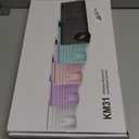 Trueque Wireless Keyboard and Mouse Combo - Full-Size Quiet Keyboard with Palm Rest, Phone Holder, Multimedia Keys, Power Switch, Compatible with Windows, Chrome OS, PC, Laptop (Batteries Included) (Black)