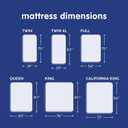 Vibe 12-Inch Gel Memory Foam Mattress - Cooling Gel - Pressure-Relieving Support - Medium-Firm Feel - CertiPUR-US Certified - Bed-in-a-Box - Twin XL Size