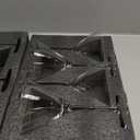 Handblown Crystal Martini Glasses Set of 4-9.5 oz Coupe Glass Set with Stem - Elegant Cocktail Glasses for Bar, Margarita, Cosmopolitan, Manhattan, Gimlet - Unique Gift for Mothers Day