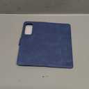 SUANPOT for Motorola Moto Edge 5G UW/Edge 2021 Wallet caseRFID BlockingCredit Card Holder,Flip Folio Book PU Leather Phone case Shockproof Cover Women Men for Moto Edge 5G UW/Edge 2021case(Sky Blue)