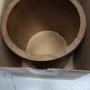 Wooden Utensil Holder, 360°Rotating 7.3'' Large Utensil Holder for Kitchen Counter, Kitchen Utensil Organizer, Utensil Crock, Farmhouse Kitchens Countertop Decor, Walnut-finish