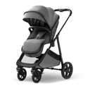 Mompush Wiz 2 in 1 Baby Stroller with Infant Pramette Mode, One Hand Fold Convertible Newborn to Toddler Stroller with Reversible Seat and Large UPF 50+ Canopy