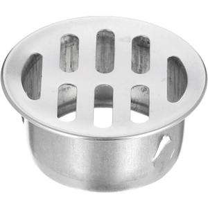 uxcell Floor Drain Cover, Stainless Steel Anti Blocking Drain Cover for Outdoor Bathroom Kitchen, Fit for 50mm/1.97" Aperture