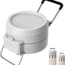 Lid Replacement for Stanley Quick Flip GO, Cover Cap for Stanley 24oz/ 36oz, BPA-Free Push Button, Leakproof Lid with Carry Loop for Travel/ Sports, No Spill Reuse Top for Stanley Accessories, Gray