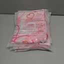 5 x Valentines Day Tablecloth Round 60 Inch,Pink Heart Table Cloth Water Resistant Washable Polyester Valentine's Day Table Cover for Kitchen Dining Table Party Decorations