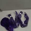 Purple Braiding Hair Extensions 26 Inch Pre stretched Braiding Hair Hot Water Setting Synthetic Hair Colored Braiding Hair Pre Stretched Crochet Braids Hair(26 Inch,3 Packs,Purple