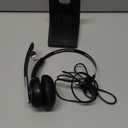 Bluetooth Headset, Wireless Headset with Microphone for PC, V5.2 Computer Headset with Noise Cancelling Mic, USB Dongle, Charging Base & Mute Button for Work, Cell Phones, Computer (Black)