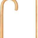 Carex Wooden Walking Cane, Round Handle Wood Cane with Natural Ash Finish and Rubber Tip, Traditional Style Walking Stick for Men and Women, 36 Inch Height, 7/8 Inch Diameter Natural Ash Finish