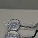 AHL Rear View Side Mirrors for Motorcycle 3.94" Round Rearview Mirror Universal 10mm for most brands of motorcycles with a 7/8" handlebar