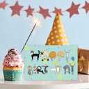 Cute Kittens Birthday Card for Daughter Sister Women, Cat Theme Birthday Card for Cat Lovers Niece Nephew, Funny B-Day Cards Gift from Bestie Her (#1)