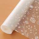 Cooyes Shelf Liner  Premium Non-Adhesive Cabinet & Drawer Liner for Kitchen  Waterproof Shelf Paper with Modern Pattern  Durable EVA Cabinet Mat  Easy to Cut 12" W x 120" L