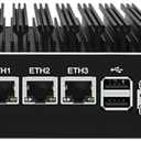 Firewall Micro Appliance, Fanless Mini PC Intel N100 Quad Core, DDR5 RAM, VPN, Router PC, AES-NI, 4 Intel 2.5GbE I226-V LAN, Barebone